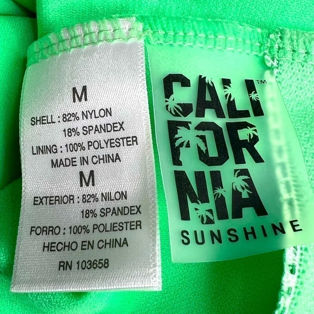 California Waves MULTI Juniors' Tropical-Print One-Piece Swimsuit - Picture 11 of 13